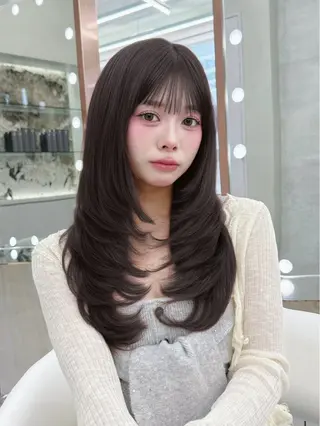 ロング カラー 【GLROW大宮】 reimi美髪カラーのヘアスタイル