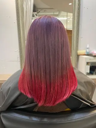 セミロング ⭐️ダブルカラー推し lisaaaa⭐️のヘアスタイル