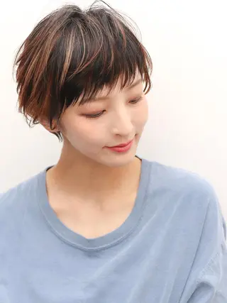 ショート THE USUAL ユージュアルのヘアスタイル