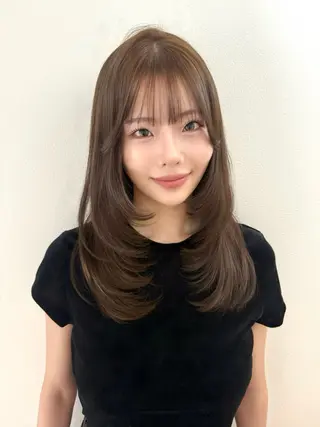 ミディアム レイヤーカット🫧 🎀Tomoka🎀のヘアスタイル