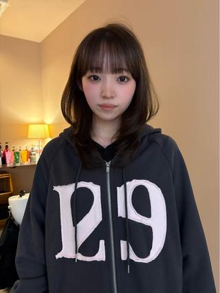 セミロング 韓国レイヤー‧⁺ ⊹ YOKE reinaのヘアスタイル