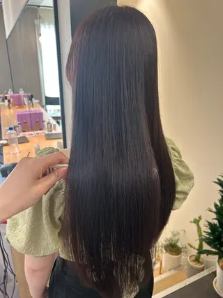 ロング カラー hubhair レイヤー/透明感のヘアスタイル