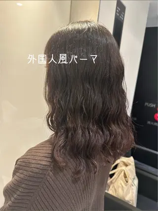 ミディアム パーマ ボブ・ショート 🌻Yurinaのヘアスタイル