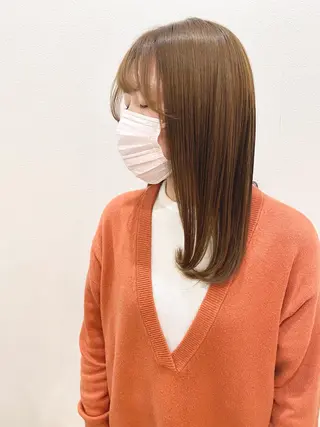セミロング MYRTLE TSUNODAのヘアスタイル