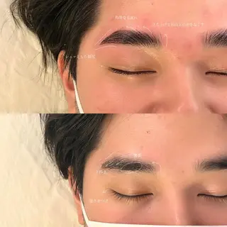 ショート メンズ アイブロウ 吉祥寺kasumi 🌛eye/browのマツエク・マツパデザイン