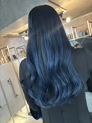 ロング ボブ×レイヤーカット 透明感カラー/Fuuのヘアスタイル