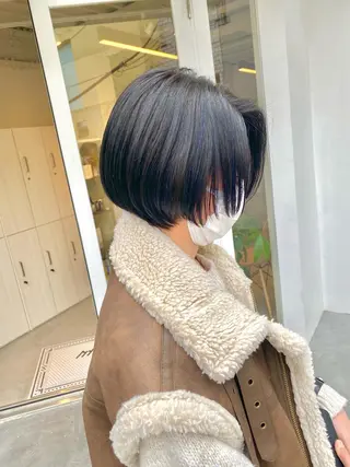 ショート カラー ハイトーン×似合わせ 🌱中川慎之介のヘアスタイル