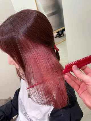 ミディアム 田中 郁也のヘアスタイル