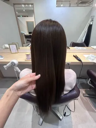 ロング Mao 🎀bob 赤み撃退🌿艶カラーのヘアスタイル