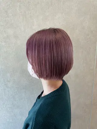 ショート カラー ERINA🐸垢抜け ミディアム/レイヤーのヘアスタイル