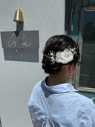 セミロング ヘアアレンジ Orla 🌿chiekoの眉毛・アイブロウイメージ