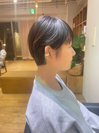 ショート ボブ/ショート 吉田竣のヘアスタイル