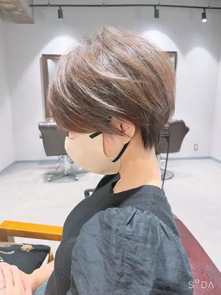 ショート 髪質改善✨ストレート オグ✂️/ショートのヘアスタイル