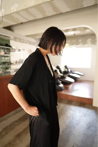 ショート パーマ shimoozaki Kazuyaのヘアスタイル