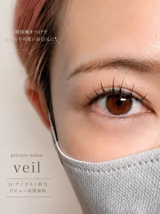 マツエク・マツパ Veil natsumiのマツエク・マツパデザイン