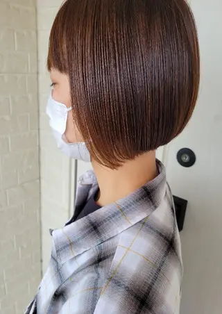 ショート 清水 沙織のヘアスタイル