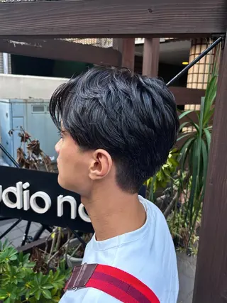 ヘアアレンジ メンズ イツキ🌕デザインカ ラー🥨髪質改善🫧のヘアスタイル