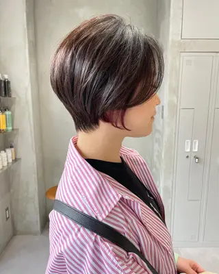 ショート カラー 華 /ショート/ボブのヘアスタイル