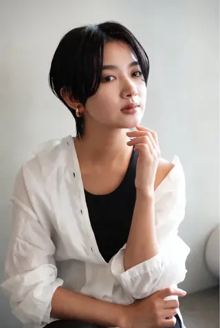 ショート カラー 加賀 千聖 /soigneのヘアスタイル