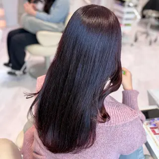 ロング カラー 🥣あゆ/梅田/ハイ トーン/ブリーチ🩶のヘアスタイル