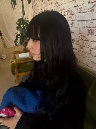 ロング カラー eMu透明感カラー ちゅる髪yuki✩のヘアスタイル