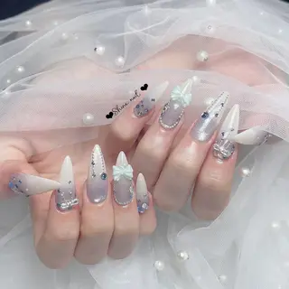 ネイル サイナネイル🎀 長さ出し専門店のネイルデザイン