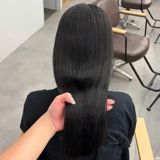 セミロング 🎀miyu🎀 カラー/縮毛矯正のヘアスタイル