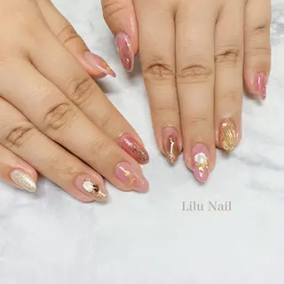 ネイル モチの良さ◉ フィルインネイル♡のネイルデザイン