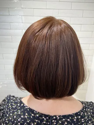 ショート カラー ヘアアレンジ レイヤー×ヘッドスパ *保田遥*のヘアスタイル
