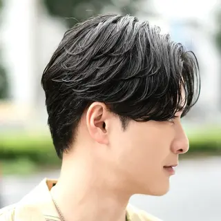 パーマ メンズ特化カットパー マカラー坂田柊のヘアスタイル