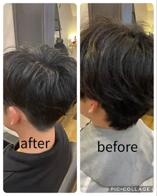 メンズ ひばりヶ丘美容室 カット石井里佳のヘアスタイル