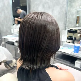 ミディアム カラー 似合わせボブ 🌻 北澤七海のヘアスタイル