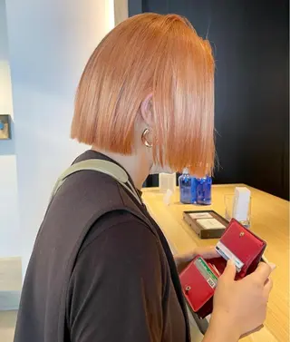 ミディアム カラー 🫧ハイトーン✨格安 より質💐マンツーマのヘアスタイル