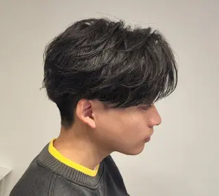 ショート パーマ メンズ 【イケメン風パーマ】 SHOFYのヘアスタイル