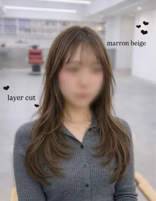 ロング カラー Nanami little 渋谷のヘアスタイル
