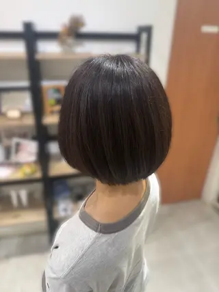 ショート カラー 藤田 紋芽 Jr.stylistのヘアスタイル