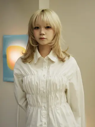 ミディアム 庄司 慎之介のヘアスタイル