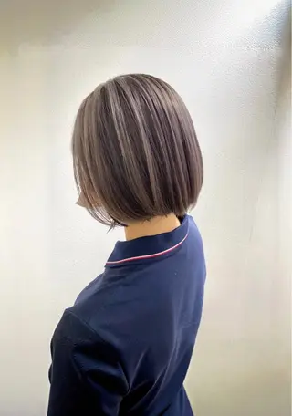 ミディアム 🫧似合わせ×透明感 ケアカラー清野🫧のヘアスタイル