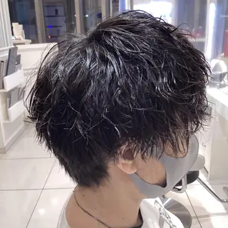 パーマ メンズ メンズ縮毛矯正 ♠️店長下平隼人のヘアスタイル