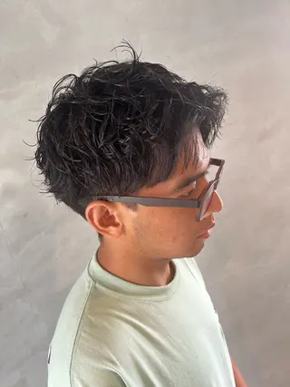 パーマ メンズ rame出雲朝倉店 田村陸のヘアスタイル