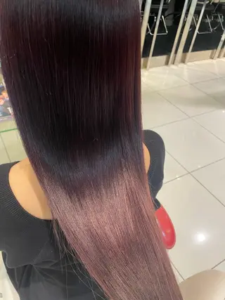 ロング カラー 松葉 小春のヘアスタイル