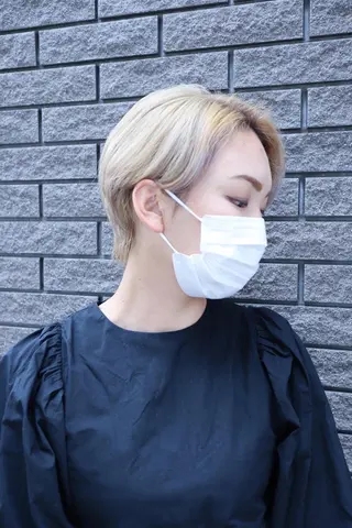 カラー ショート 泉中央🦋韓国っぽ 艶髪&トレンドヘアのヘアスタイル