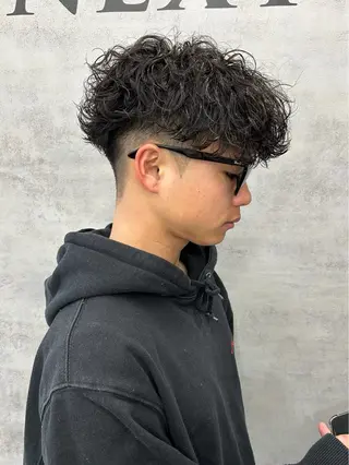 パーマ メンズ 静岡 / 毛流れ特化 /下居真大のヘアスタイル