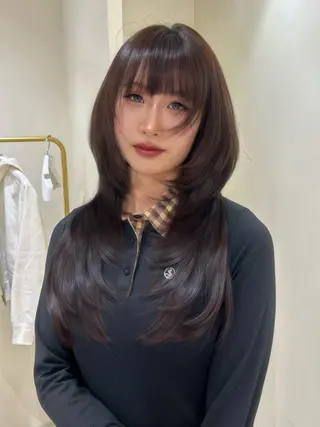 ロング hiyori🎀 トレンドレイヤーのヘアスタイル