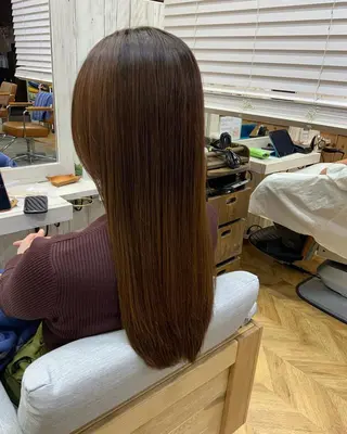 ショート カラー パーマ ヘアアレンジ メンズ キッズ ネイル マツエク・マツパ Saffyハリウッド トリートメント◎のヘアスタイル