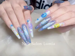 ネイル ネイルサロン ルミア Lumia 店長施術のネイルデザイン
