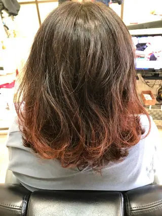 ミディアム カラー 石塚 浩のヘアスタイル