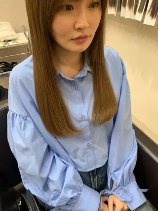 セミロング 最安値エクステサロン SHOW  ROOMのヘアスタイル