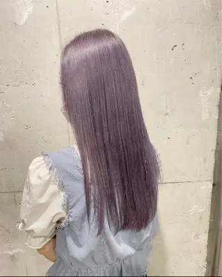 ロング 🍀yuria/ハイ トーン/ペールカラーのヘアスタイル