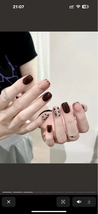 ネイル 💅パッマ ネイル AOIのマツエク・マツパデザイン